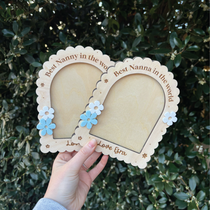 Scalloped Arch Custom Photo Frame