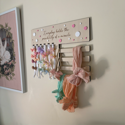 Personalised Bow and Headband Organiser