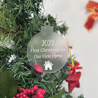 First Christmas In Our Home Christmas Ornament