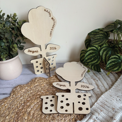 Standing Handprint Flower Keepsake
