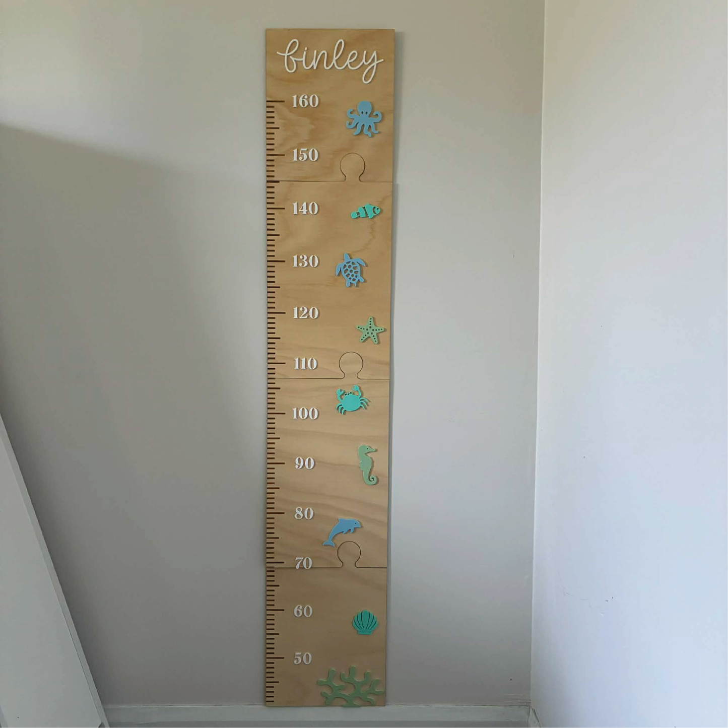 Acrylic Sea Animal Growth Chart