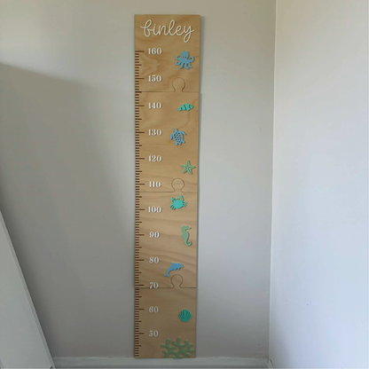 Acrylic Sea Animal Growth Chart