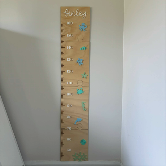 Acrylic Sea Animal Growth Chart