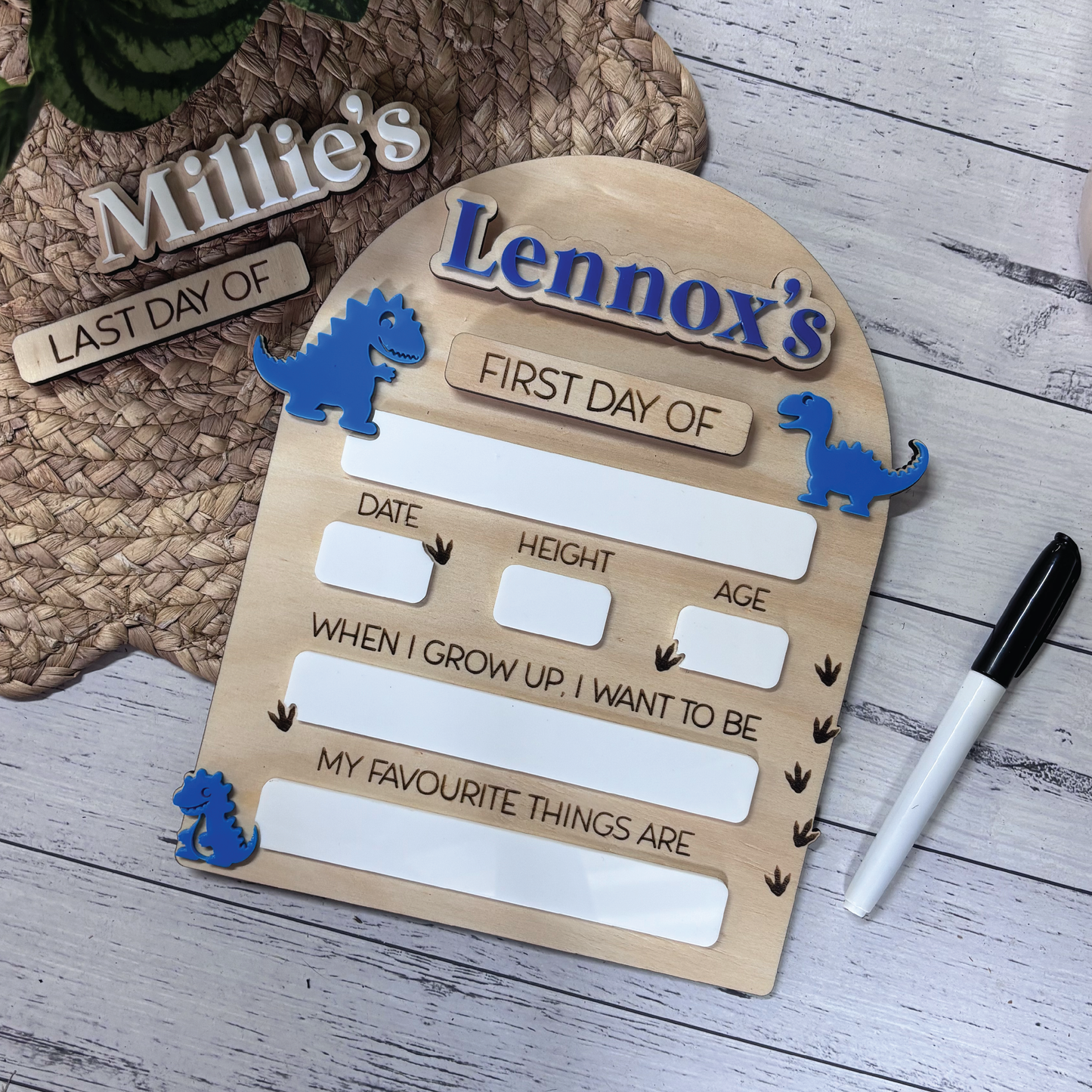 Dinosaur Themed Back to School Board