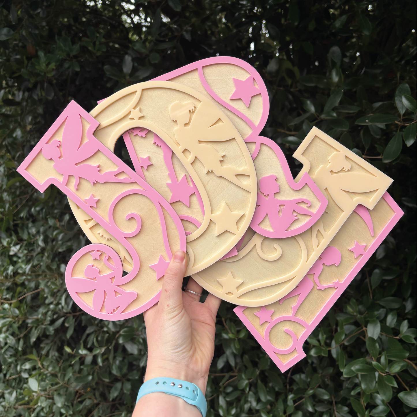 Fairy Themed Nursery Sign Letters