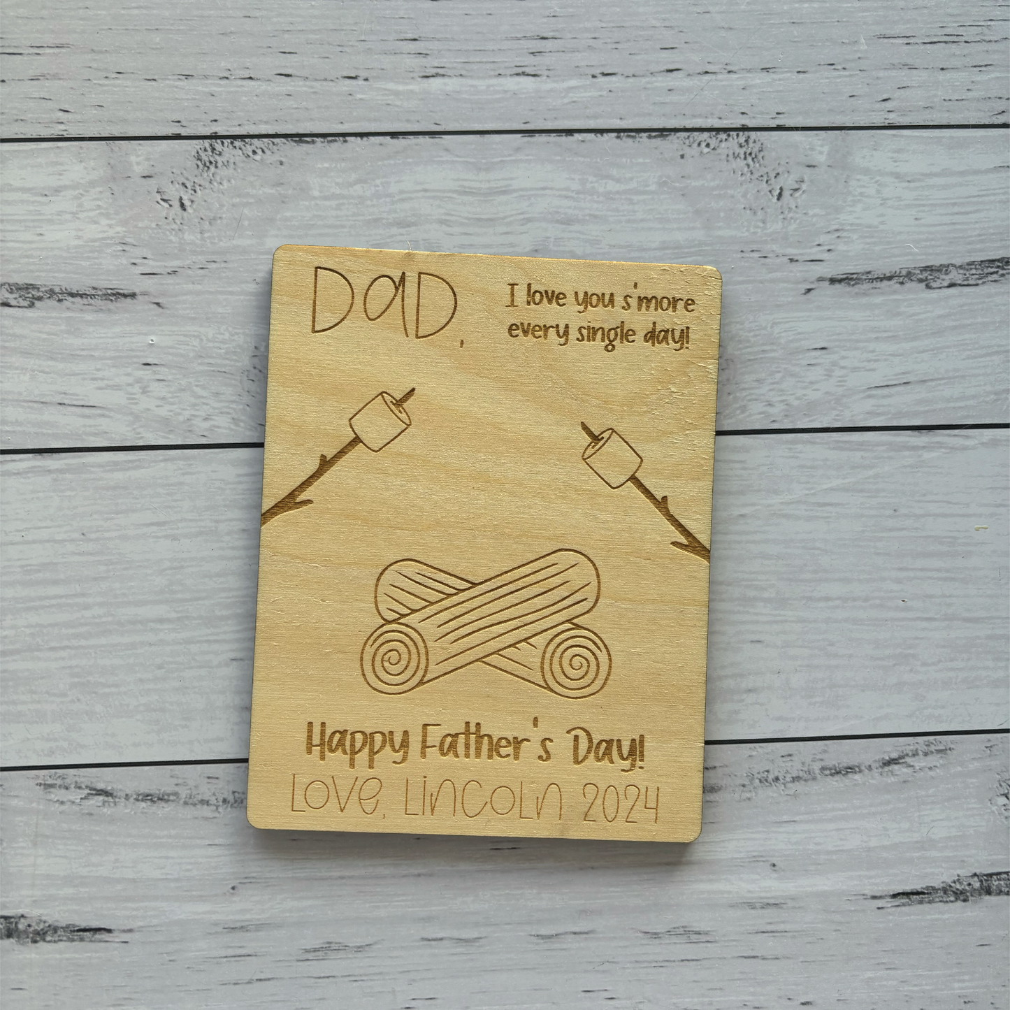 Love You S'More Everyday - Magnet or Plaque