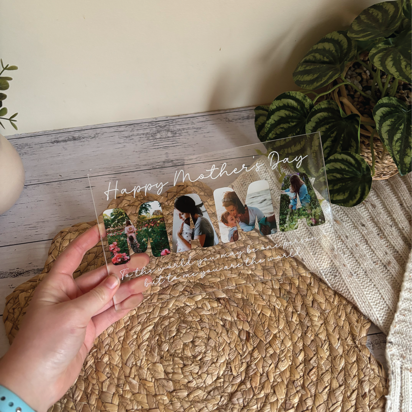 Custom MAMA Photo Collage Frame