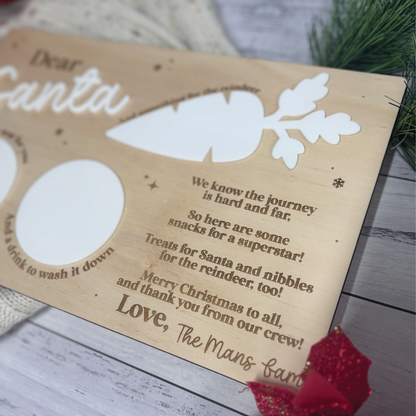 Christmas Eve Santa Tray - Cookies for Santa