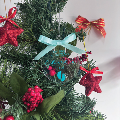 Personalised Baby’s First Christmas Ornament