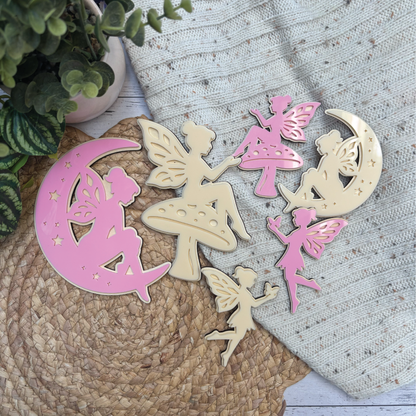Enchanting Acrylic Fairy Wall Decor