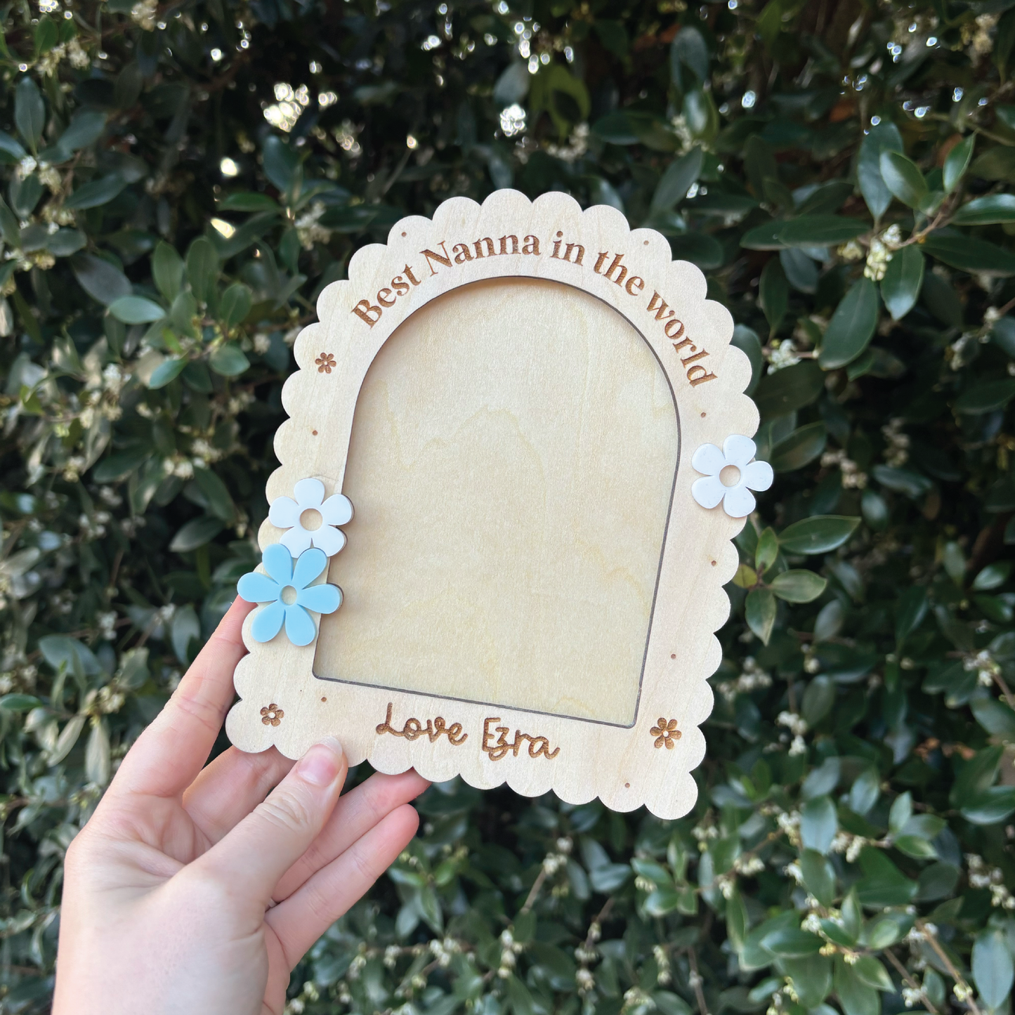 Scalloped Arch Custom Photo Frame
