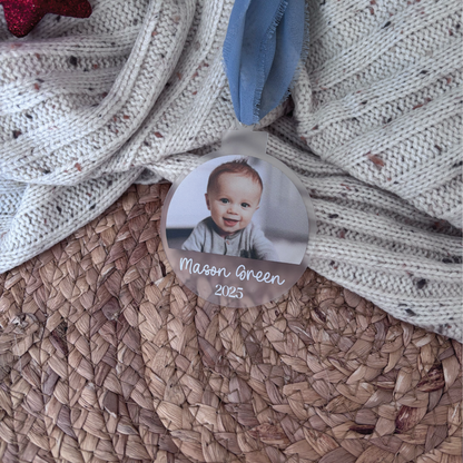 Custom Photo Ornament