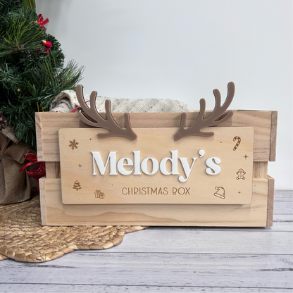 Custom Christmas Crates & Plaques