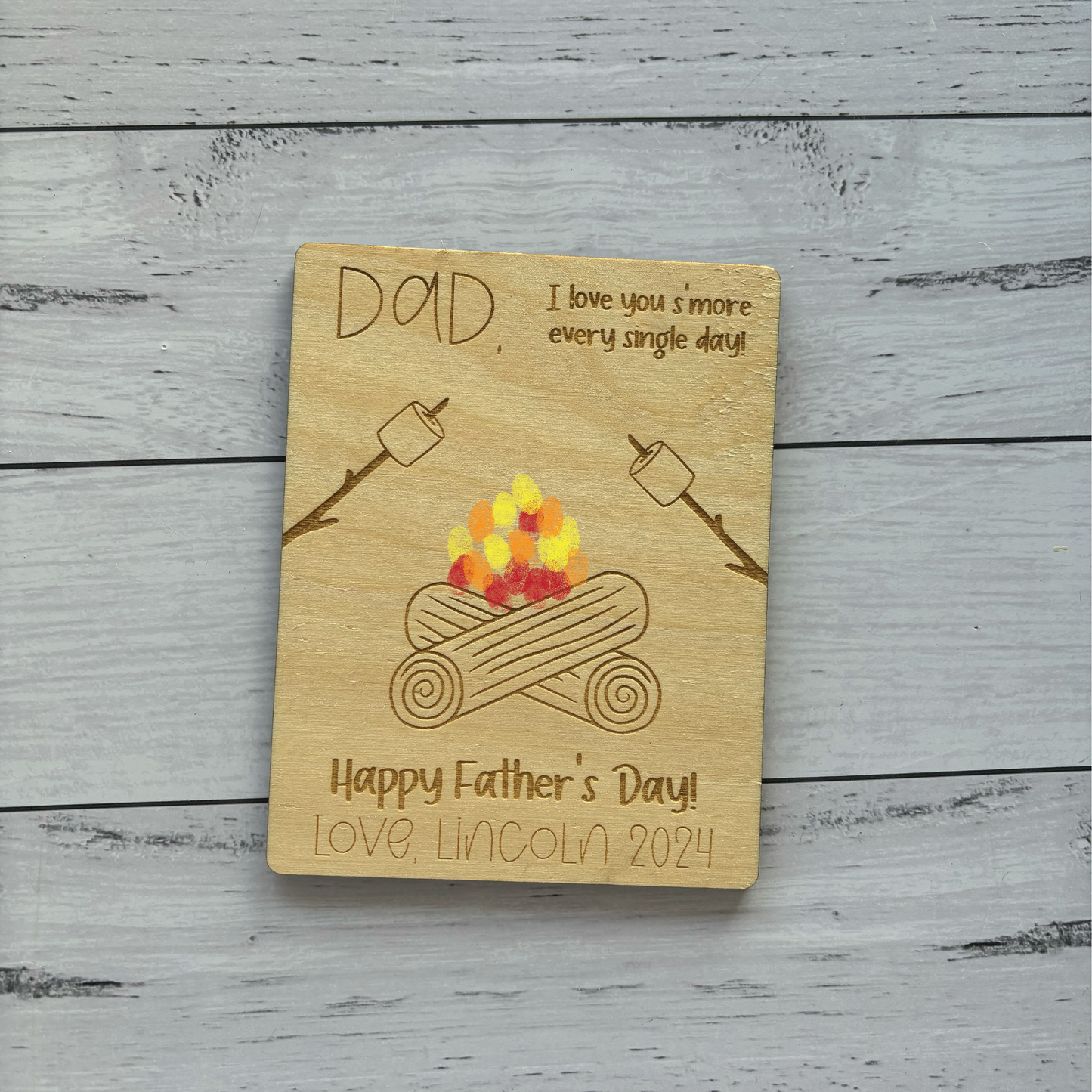 Love You S'More Everyday - Magnet or Plaque