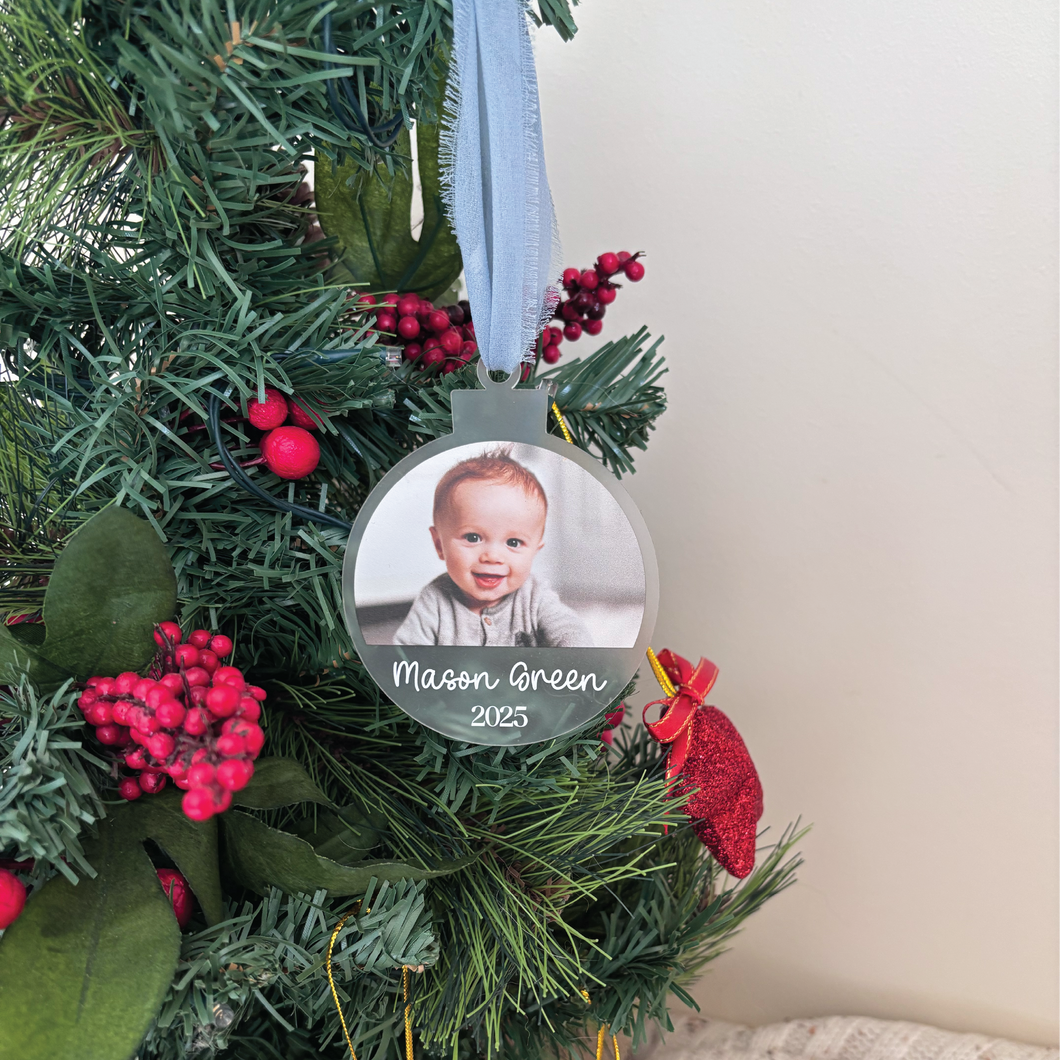 Custom Photo Ornament