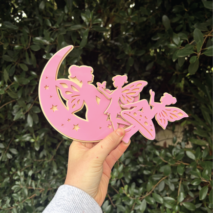 Enchanting Acrylic Fairy Wall Decor