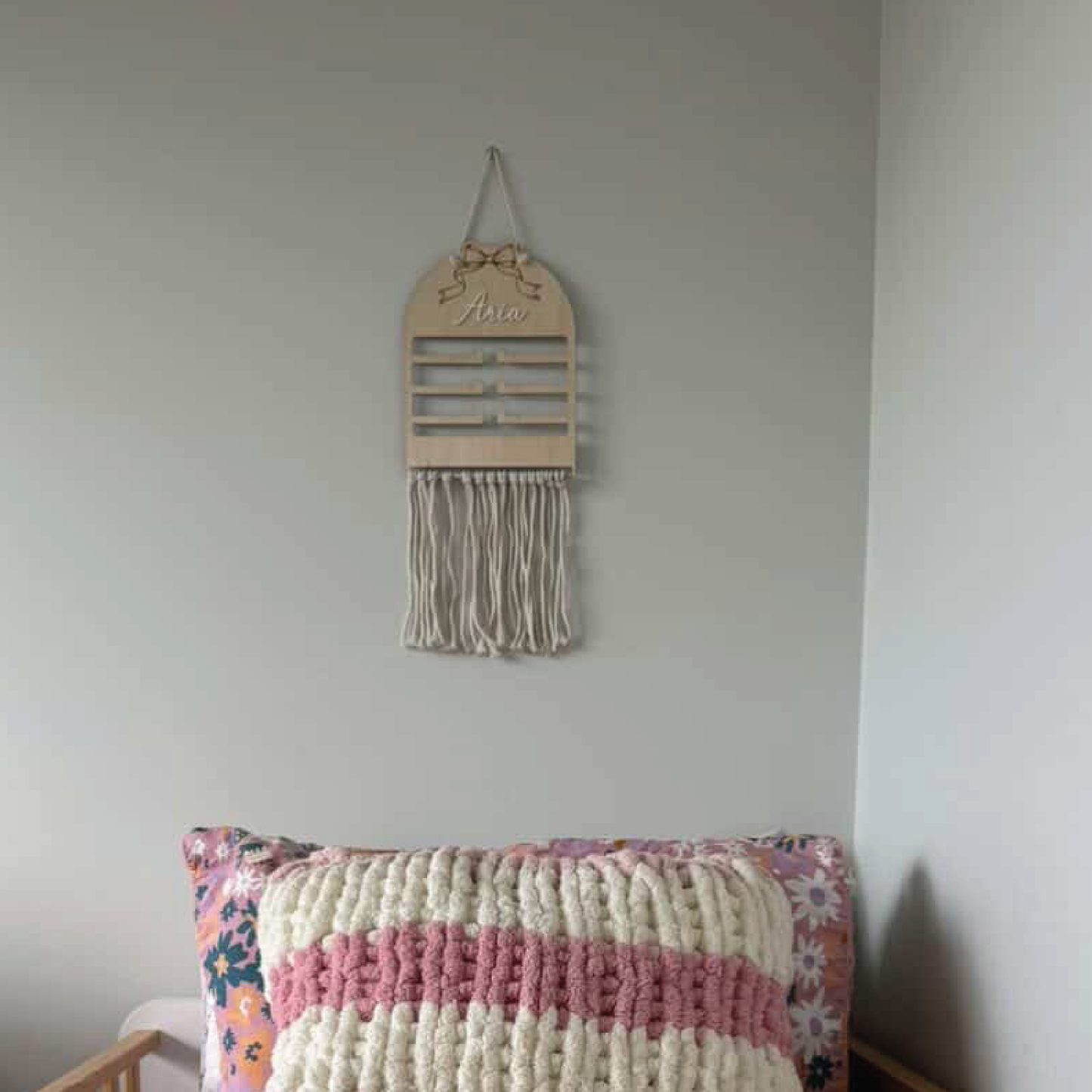 Custom Wooden Bow Hanger