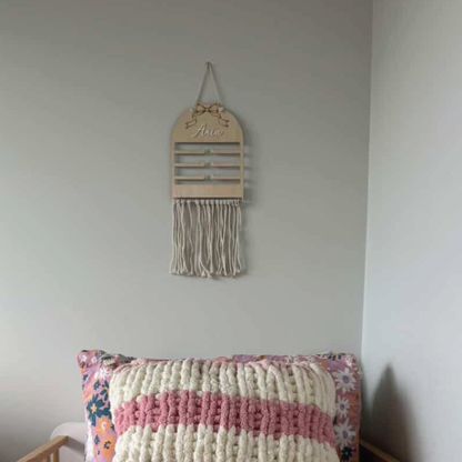 Custom Wooden Bow Hanger