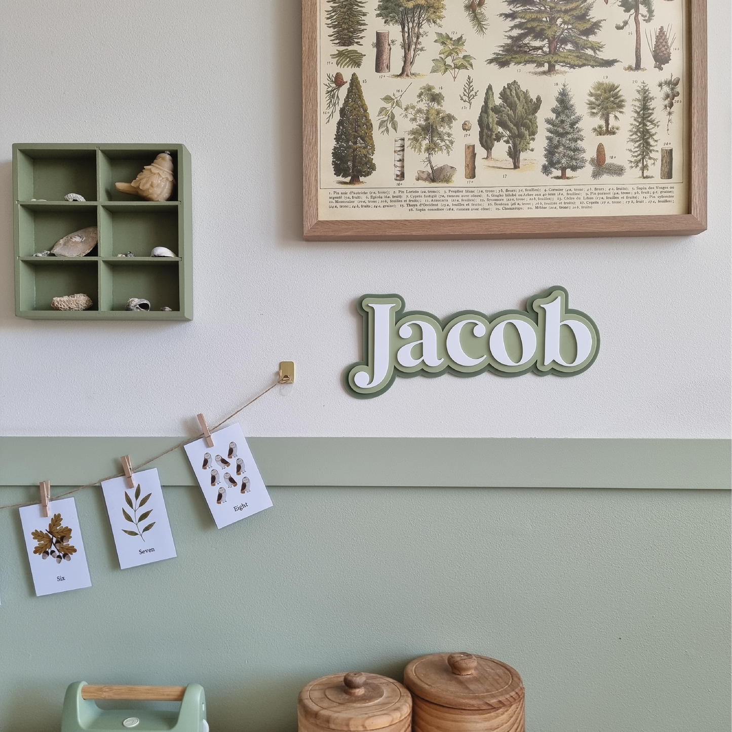 Triple-Layered Acrylic Name Sign