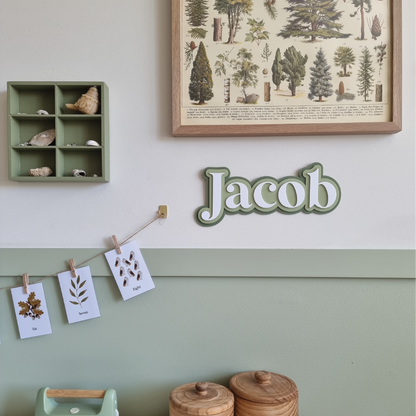 Triple-Layered Acrylic Name Sign