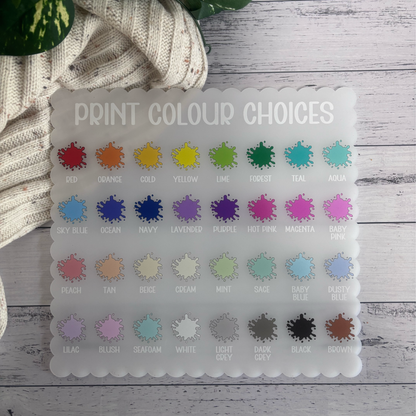 Frosted After School Routine Tags
