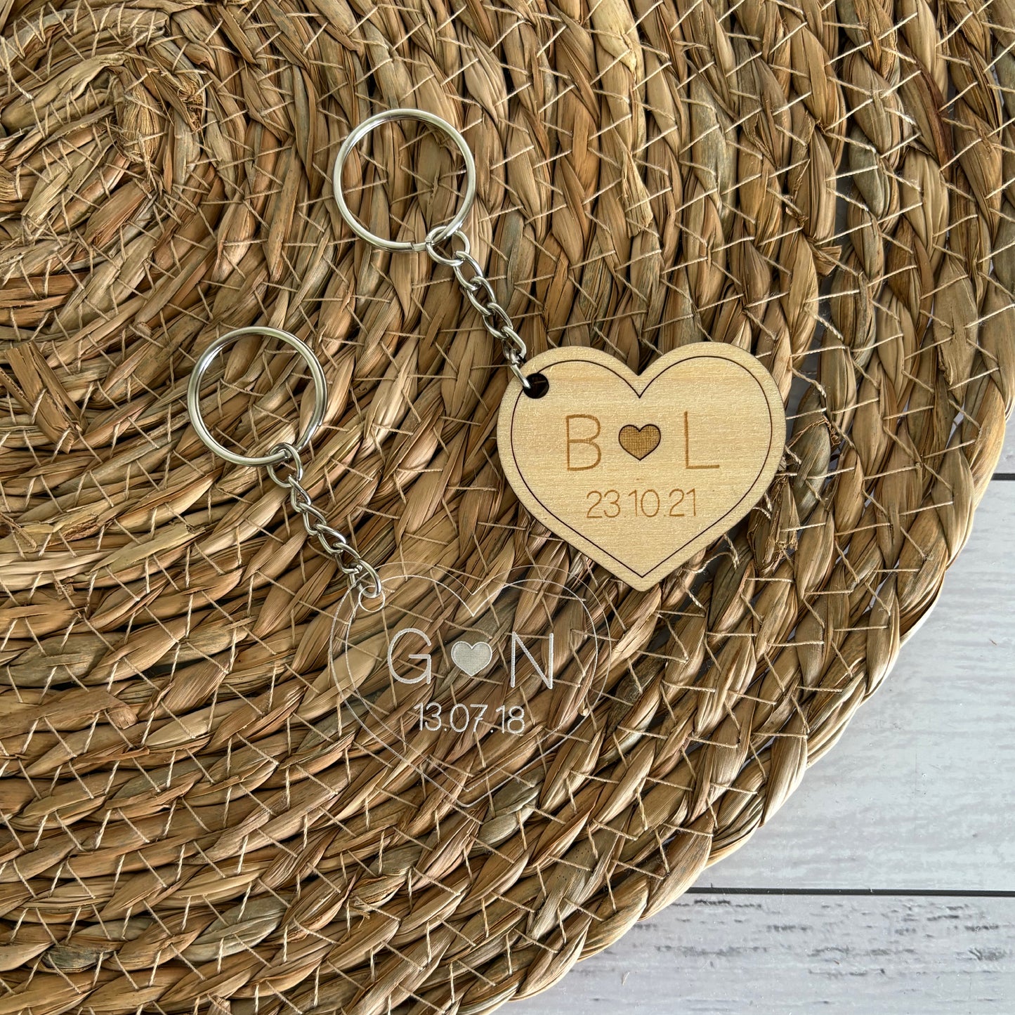 Couple Keyring's for Valentine's Day