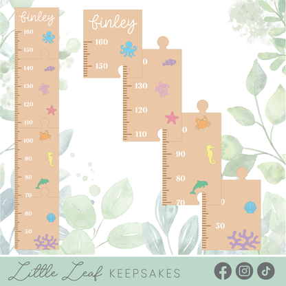 Acrylic Sea Animal Growth Chart