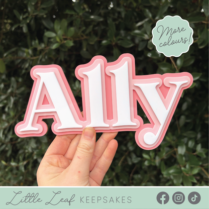 Triple-Layered Acrylic Name Sign