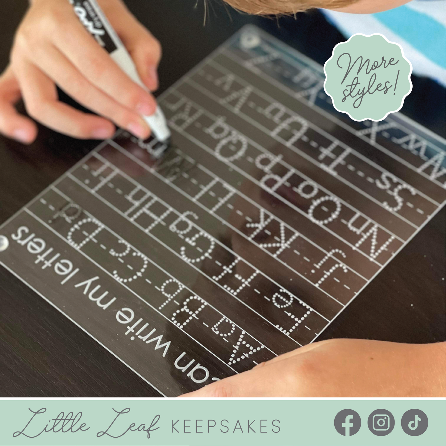 ‘I Can Write My Letters’ Board