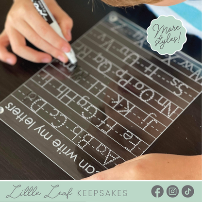 ‘I Can Write My Letters’ Board