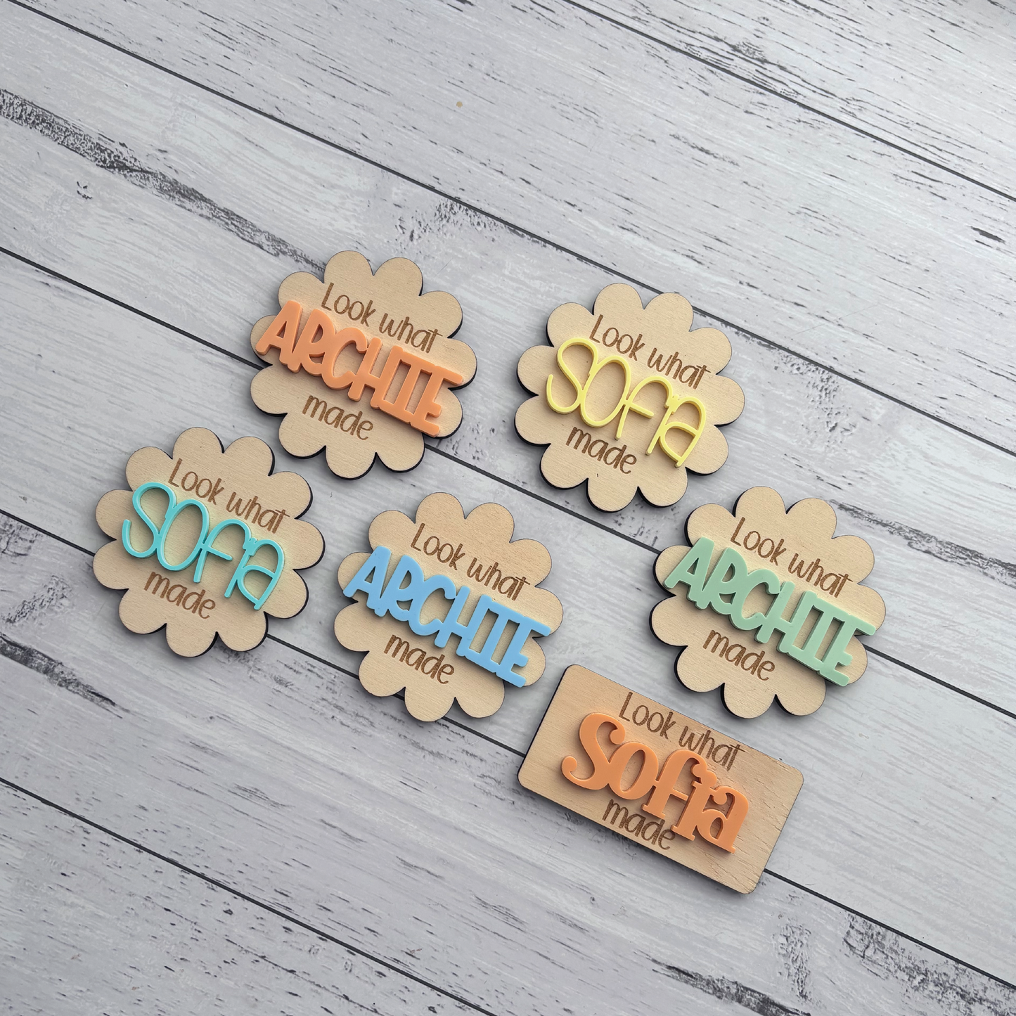 Children's Artwork Fridge Magnets