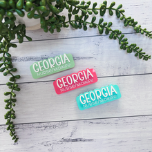 Load image into Gallery viewer, Personalised Acrylic Name Badge
