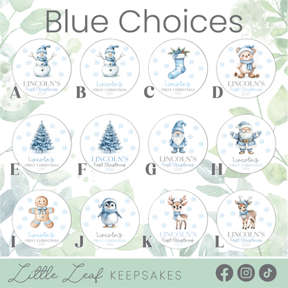 Personalised Baby's First Christmas Ornament