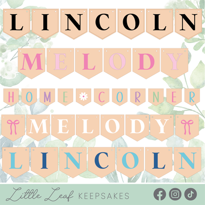 Toy Room Decor Bunting