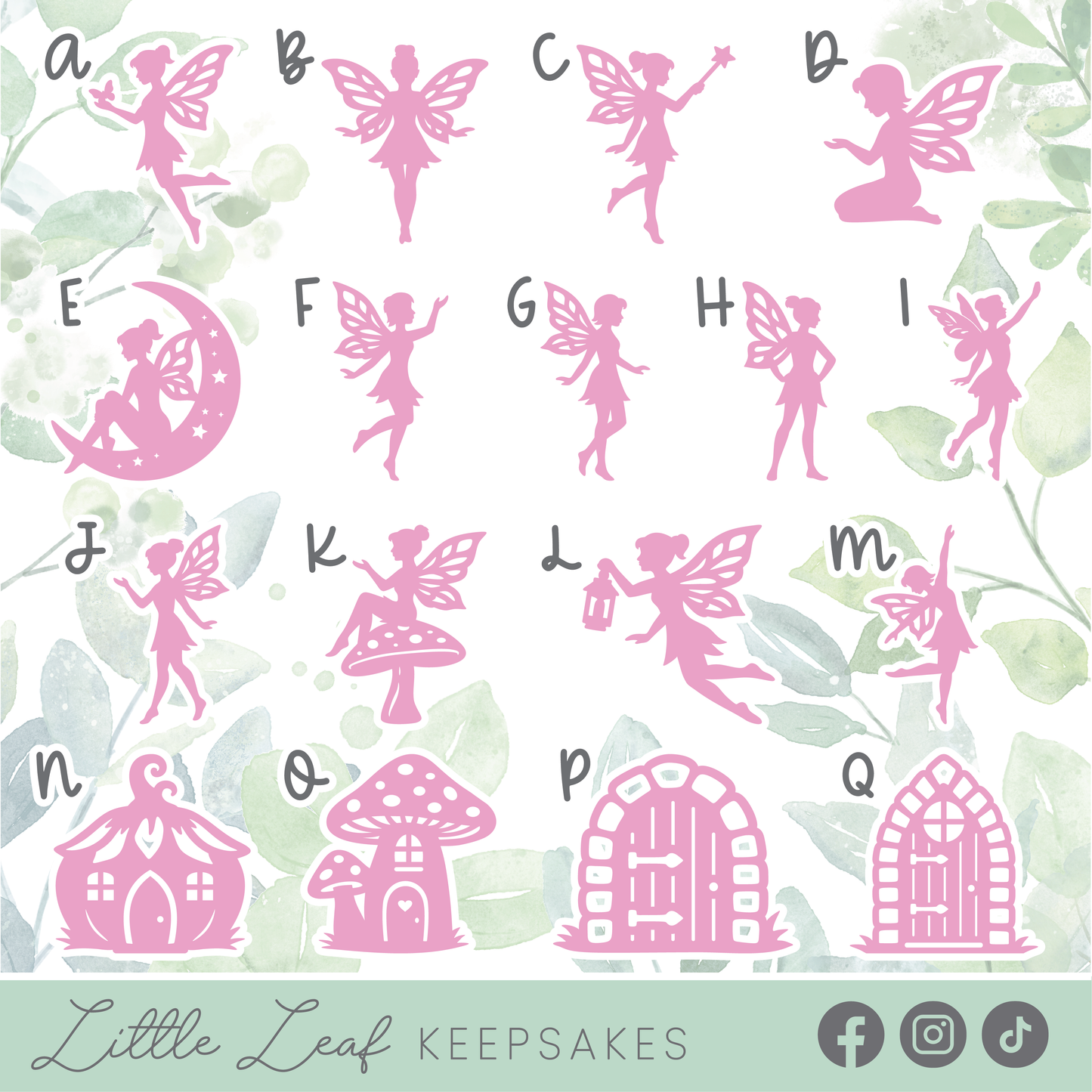 Enchanting Acrylic Fairy Wall Decor