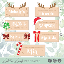 Load image into Gallery viewer, Custom Christmas Crates &amp; Plaques
