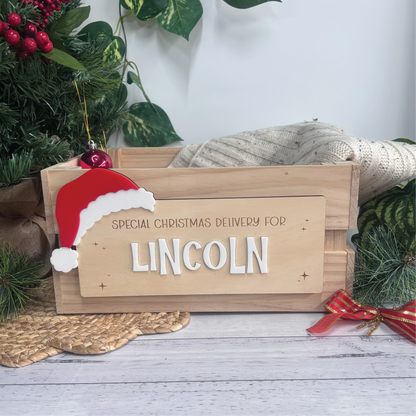 Custom Christmas Crates & Plaques