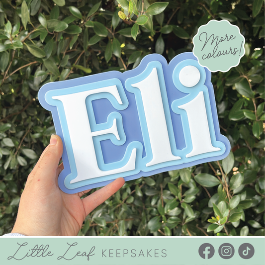 Triple-Layered Acrylic Name Sign