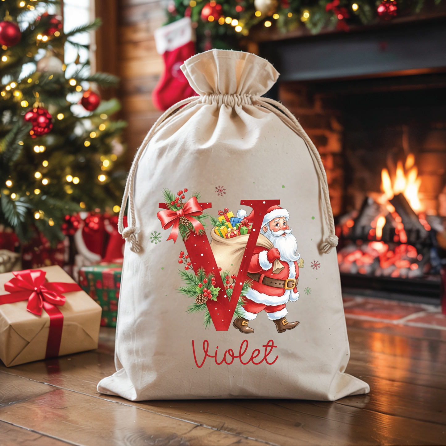 Personalised Christmas Santa Sacks - 50x70cm
