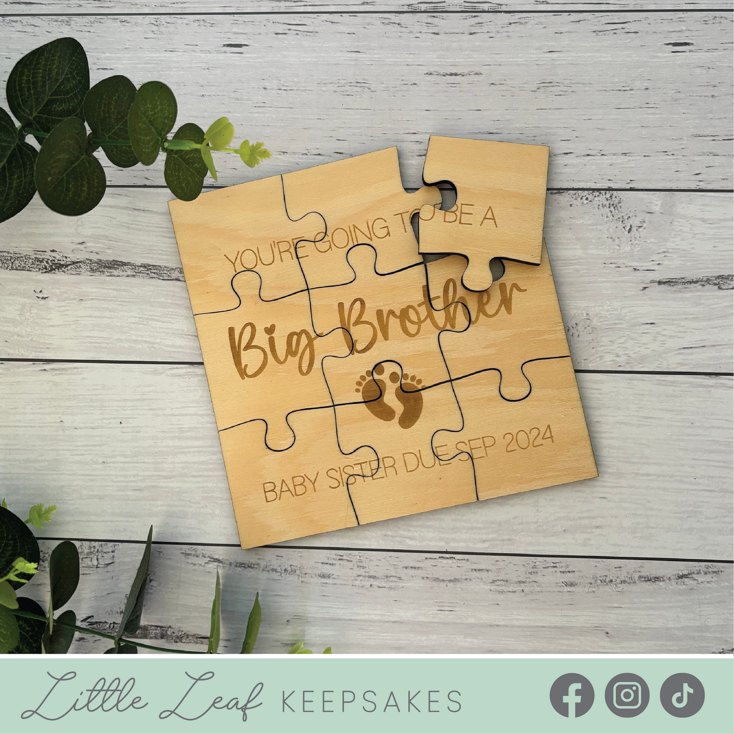 Pregnancy Announcement Puzzle