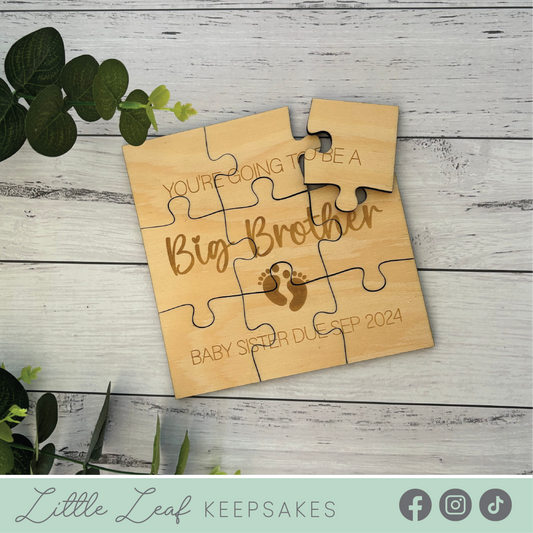 Pregnancy Announcement Puzzle