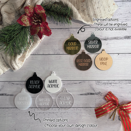 Personalised Baby’s First Christmas Ornament