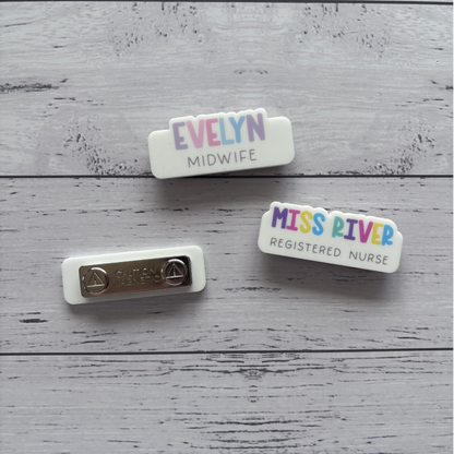Personalised Acrylic Name Badge