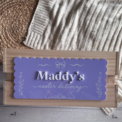 Custom Printed Easter Crates & Plaques
