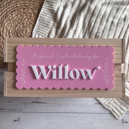 Custom Printed Easter Crates & Plaques