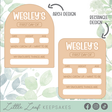 Load image into Gallery viewer, Simplistic Back to School Board
