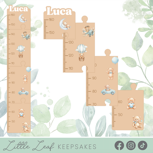 Teddy Bear Adventures Growth Chart