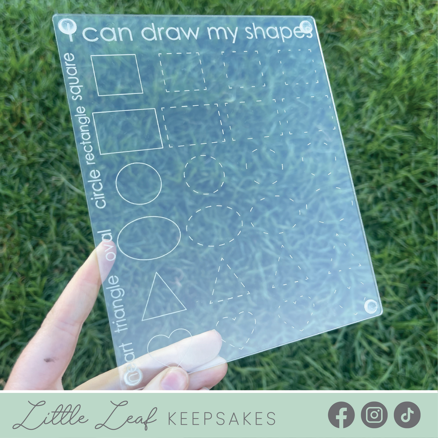 ‘I Can Draw My Shapes’ Board