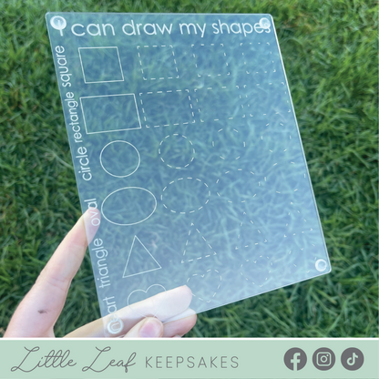 ‘I Can Draw My Shapes’ Board
