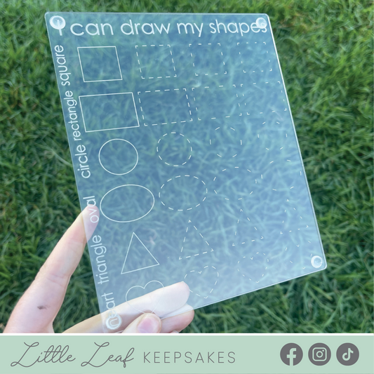 ‘I Can Draw My Shapes’ Board